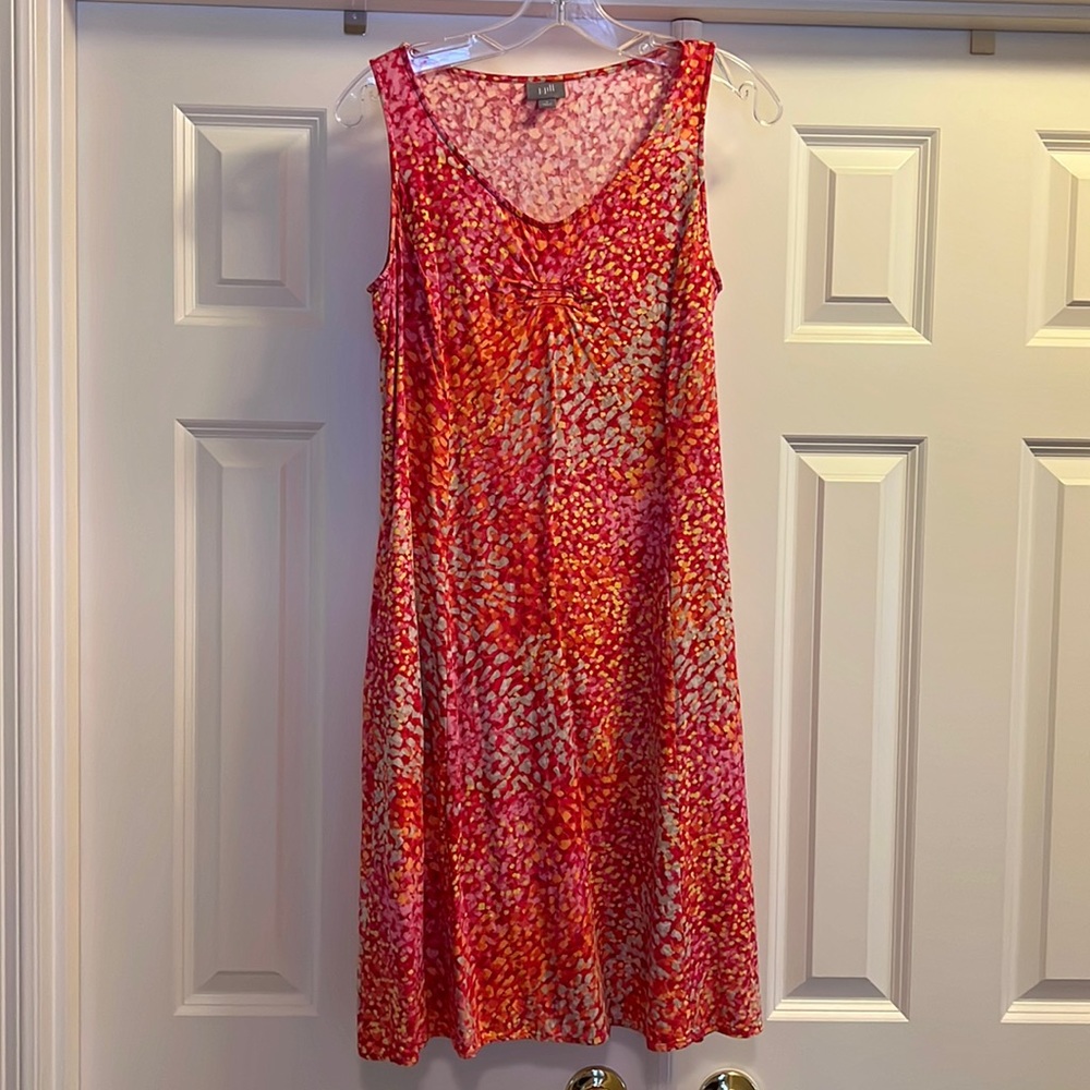 J. Jill Watercolor Summer Tank Dress 💖